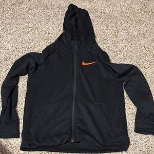 Nike Black and Orange Athletic Jacket